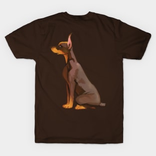 BROWN DOBERMAN DOG CUTE T-Shirt